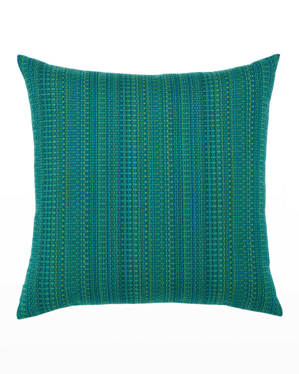 Eden Texture Sunbrella Pillow, Blue